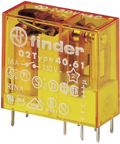 FINDER PRZEKAŹNIK 40.61.8.230.0000 1P 16A 230VAC