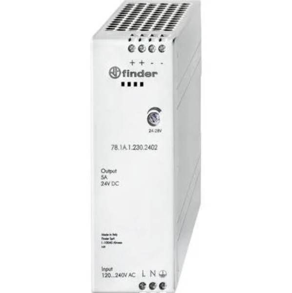 FINDER ZASILACZ DIN 24V 120W 78.1A.1.230.2402