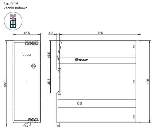 FINDER ZASILACZ DIN 24V 120W 78.1A.1.230.2402