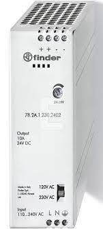 FINDER ZASILACZ DIN 24V 240W 78.2A.1.230.2402