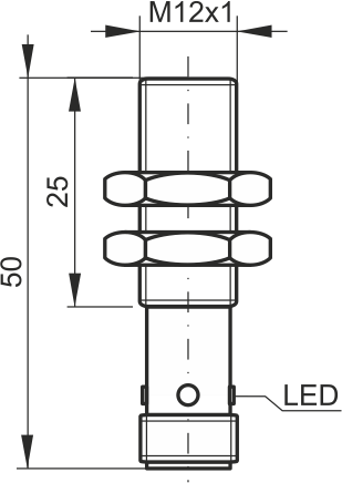 SELS CZUJNIK INDUKCYJNY PCID6ZPKWM1250M12 10-30VDC