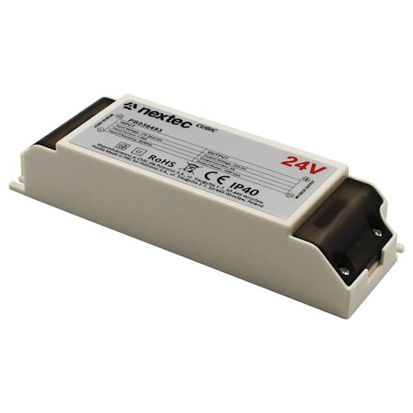 NEXTEC ZASILACZ LED CUBIC IP40 24V 72W 3A