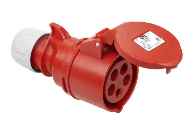 PCE GNIAZDO PRZENOŚNE  32A/5P 400V IP44