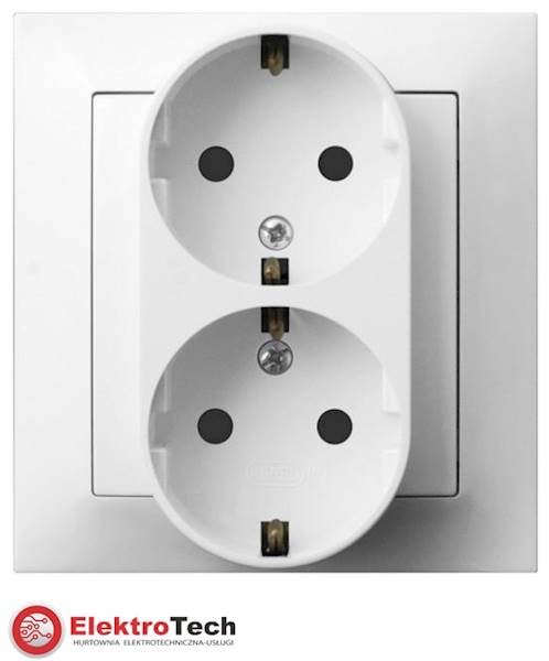IMPRESJA BIAŁA GN. SCHUKO PODW. +RAMKA GP-2YS/00