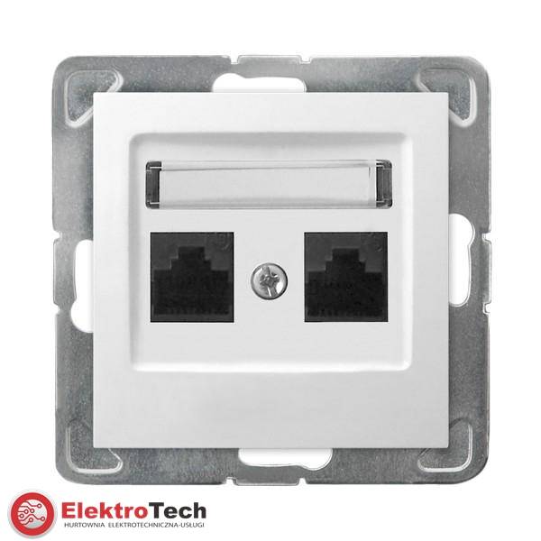 IMPRESJA BIAŁA GN. RJ45 PODW. GPK-2Y/K/M/00