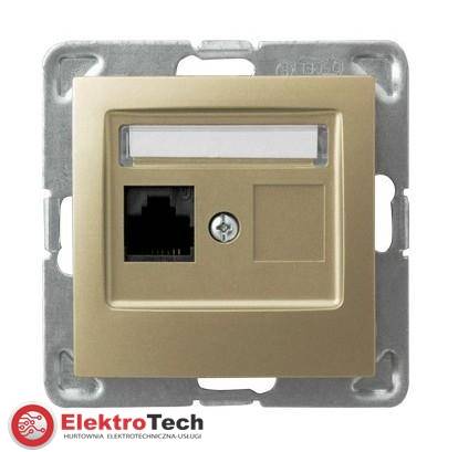 IMPRESJA ZŁOTY GN. RJ45 POJ.  GPK-1Y/K/M/28