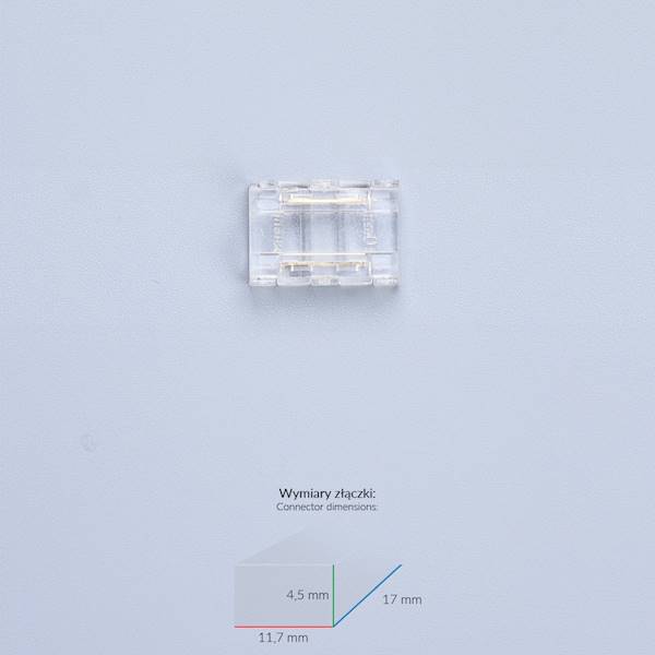 NEXTEC ZŁĄCZKA LED COB/SMD MONO IP20 10mm T-T