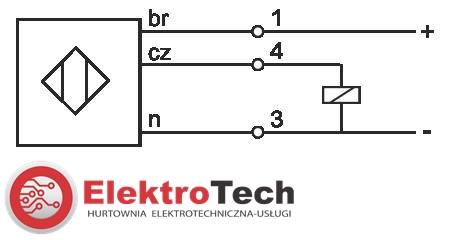 SELS CZUJNIK INDUKCYJNY PCID8ZRPM18802M 10-30VDC