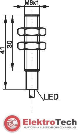SELS CZUJNIK INDUKCYJNY PCID2,5ZP 10-30VDC