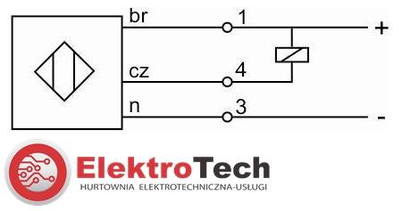 SELS CZUJNIK INDUKCYJNY PCID8ZN 10-30VDC