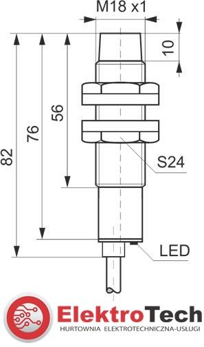 SELS CZUJNIK INDUKCYJNY PCID8ZN 10-30VDC