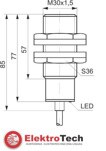 SELS CZUJNIK INDUKCYJNY PCIA10Z 90-250VAC