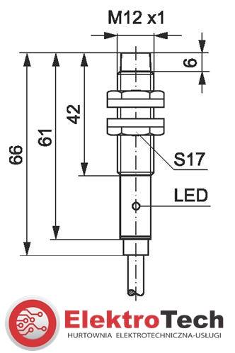 SELS CZUJNIK INDUKCYJNY PCID4ZP 10-30VDC