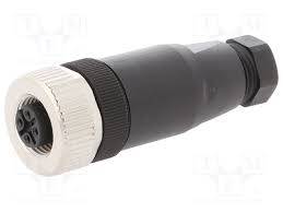 SELS WTYK ŻEŃSKI PROSTY M12 4P 4-6mm