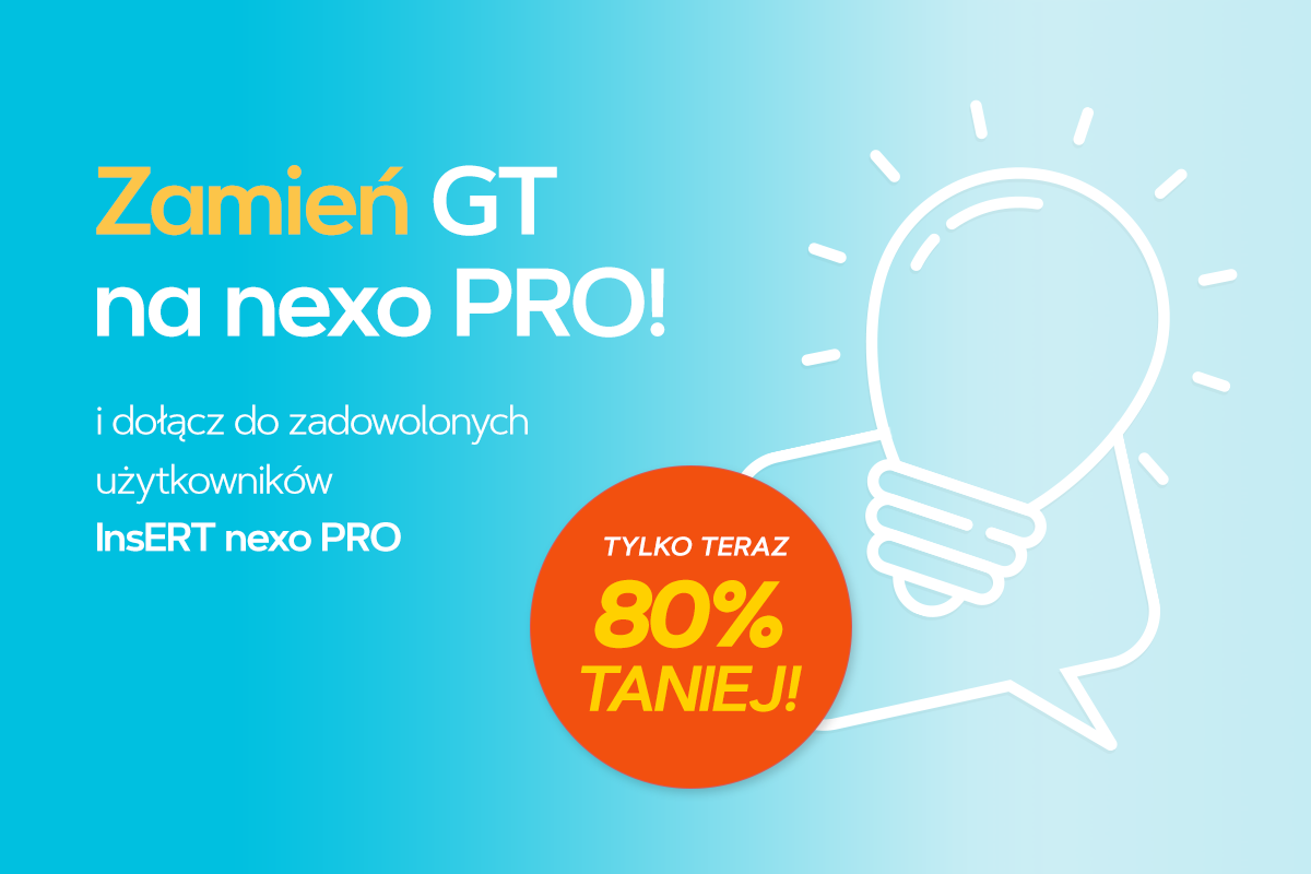 W styczniu zamień GT na nexo PRO aż 80% taniej!