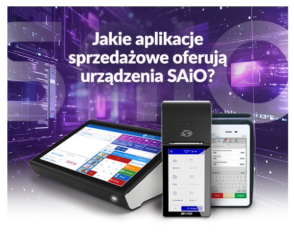 Jakie aplikacje sprzedażowe oferują urządzenia SAIO?