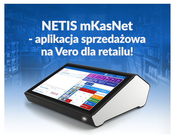 Netis mKasNet - aplikacja sprzedażowa na Vero dla retailu