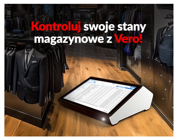 Kontroluj swoje stany magazynowe z Vero!