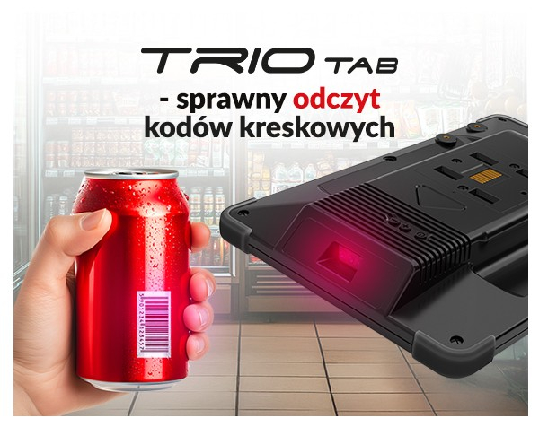 TrioTab - sprawny odczyt kodów kreskowych