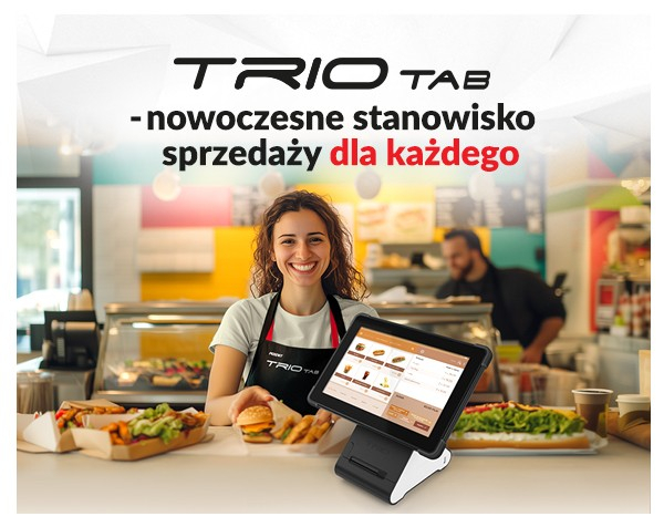 TrioTAB – profesjonalny tablet kasjerski już w sprzedaży!