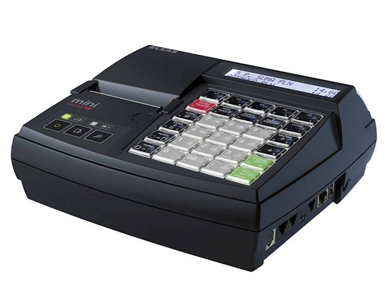 KASA FISKALNA ELZAB MINI GRAFIT ONLINE Z KLAW. MODULOWANĄ