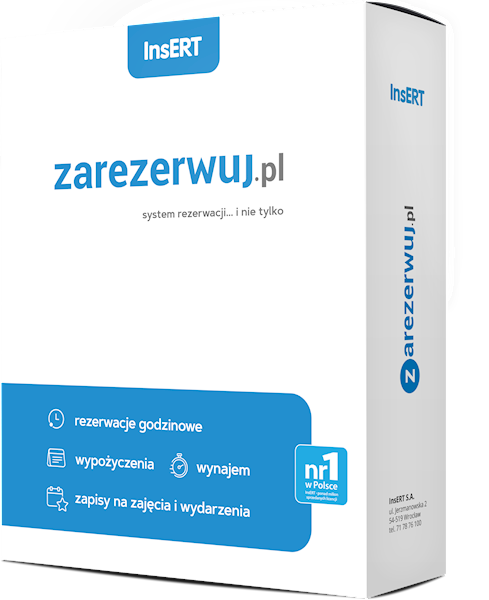 System rezerwacji online zarezerwuj.pl 1-Terminarz na 12 m-cy