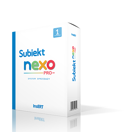 PROGRAM SUBIEKT NEXO PRO (NA 1 STANOWISKO) (e-lic)