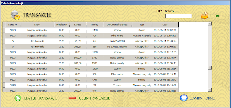 PROGRAM LOJALNOŚCIOWY BASIC 1-STANOWISKO