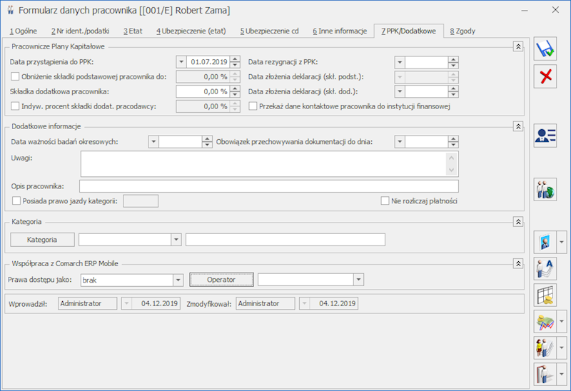 Comarch ERP Optima Płace i Kadry Plus