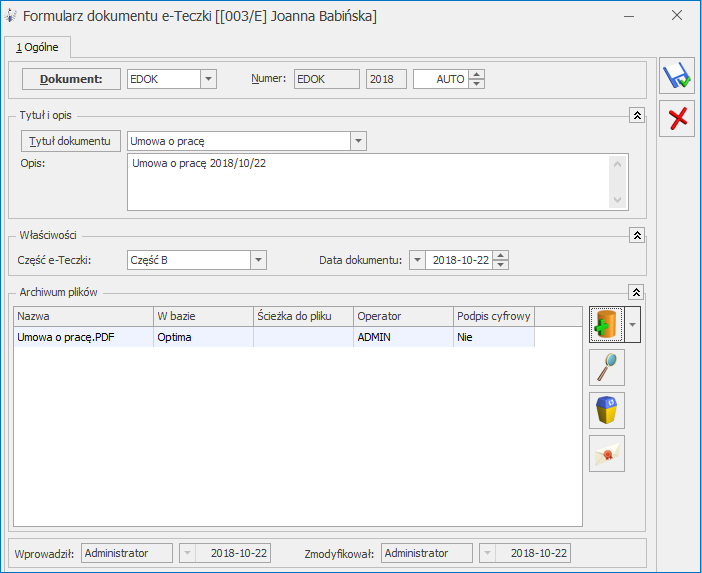 Comarch ERP Optima Płace i Kadry Plus