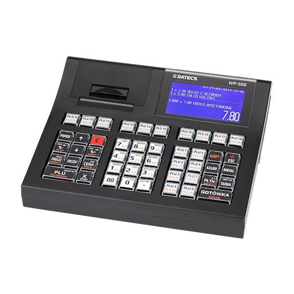 KASA FISKALNA ONLINE DATECS WP-500 PLUS CZARNA WIFI