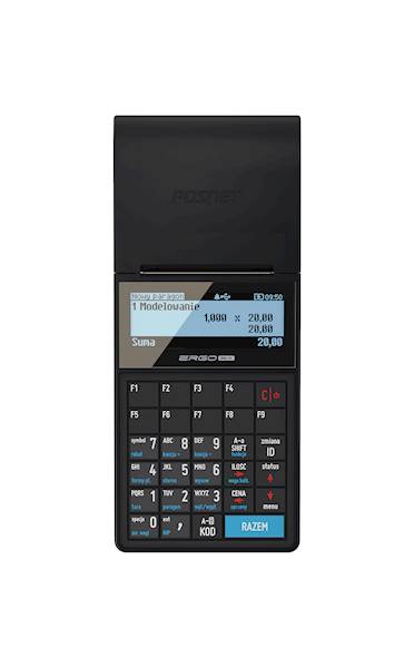Kasa fiskalna Posnet Ergo ONLINE 3.01 wersja std. PLU4000, A2, WiFi + Zasilacz 3A 5V