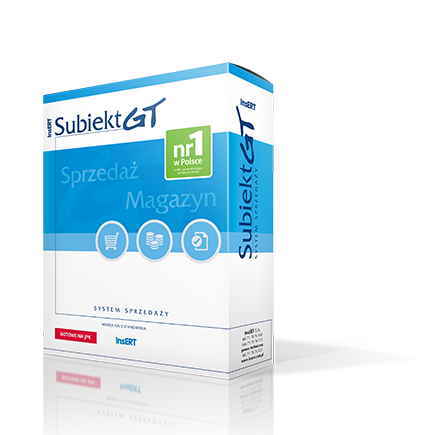 SUBIEKT GT SYSTEM SPRZEDAŻY (Licencja na 3 stanowiska)