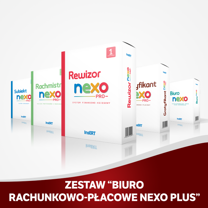 Zestaw Biuro rachunkowo-płacowe nexo PRO plus 