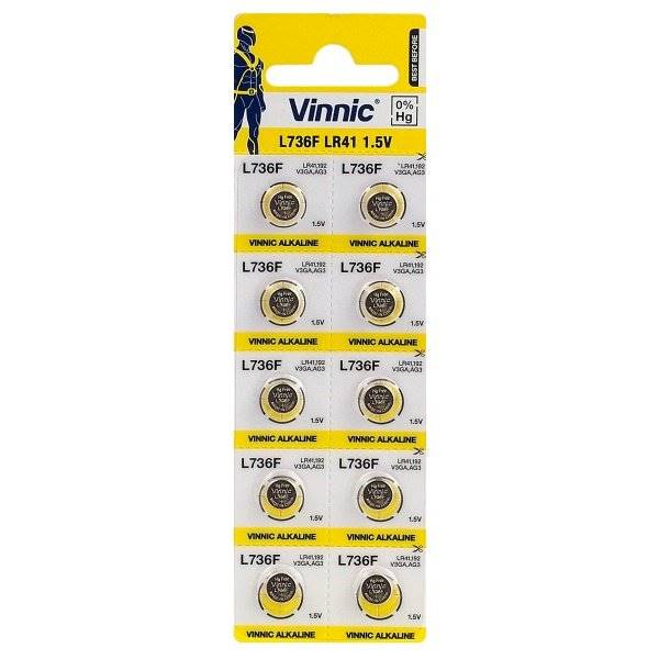 BATERIA AG3 LR41 VINNIC 736