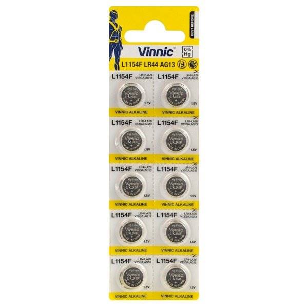 BATERIA VINNIC AG13 A76 LR44