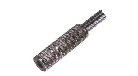 GNIAZDO JACK 3,5MM MONO METAL KABEL