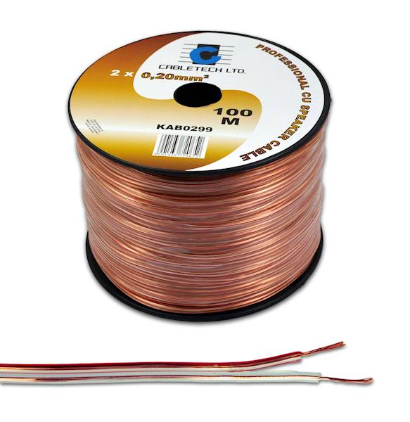 KABEL GŁOŚNIKOWY 2X2,5MM CU 100m