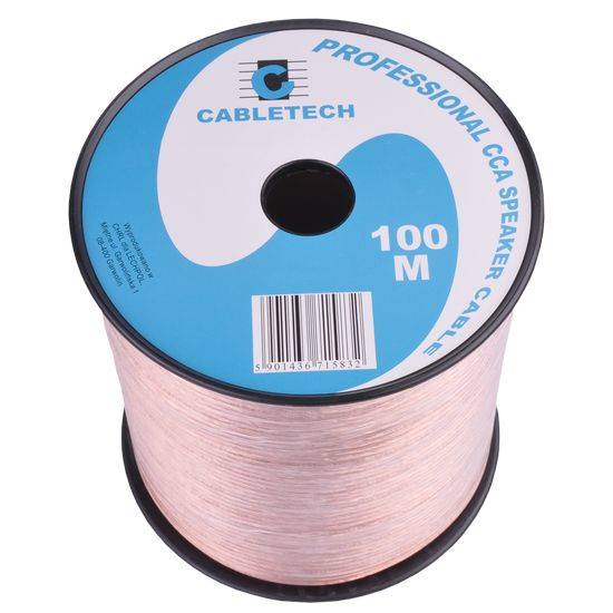 KABEL GŁOŚNIKOWY 2X1,5MM CCA / 100M