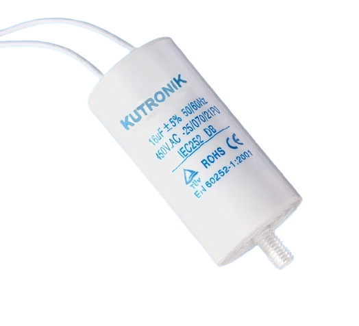 KONDENSATOR 16UF/450V DO SILNIKÓW z przewodami