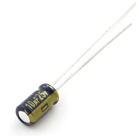 KONDENSATOR EL.10uF/25V