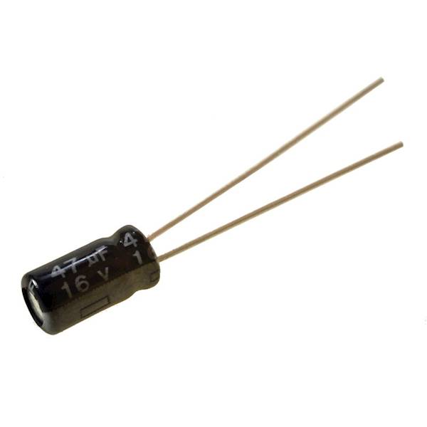 KONDENSATOR EL.47uF/16V