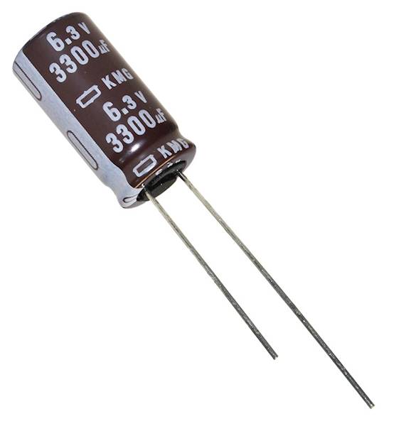 KONDENSATOR EL.3300uF/6,3V