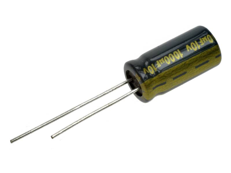 KONDENSATOR EL.1000uF/10V