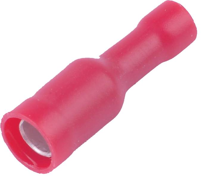 KONEKTOR RURKOWY CZERWONY ŻEŃSKI 601028