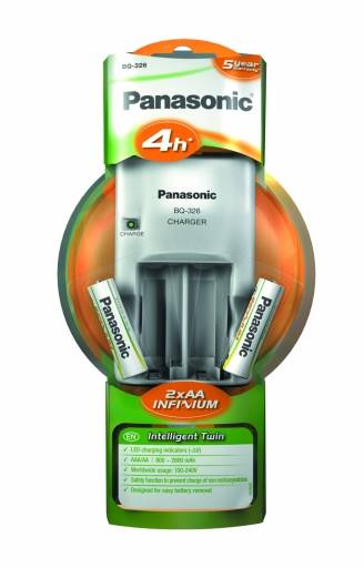 ŁADOWARKA PANASONIC BQ-326/1KA 2X2100mAh