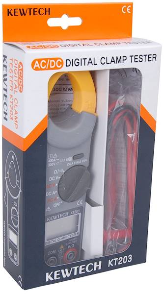 MIERNIK CĘGOWY KEW KT203 0.01A-400A ACDC