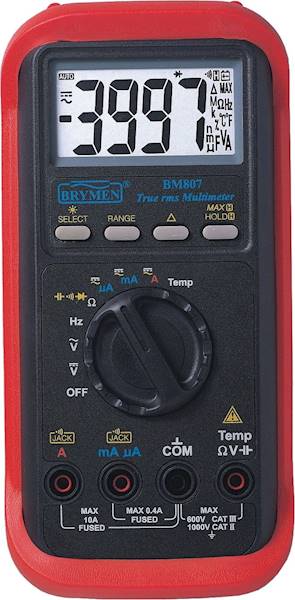 MIERNIK BM807 AUTO 3 3/4C TRUE RMS BRYMEN