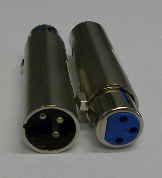 ŁĄCZNIK WT.XLR-GN.XLR METALOWY 0699