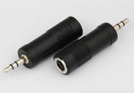 ADAPTER GN.6,3/WT.3.5 STEREO PLASTIK 0500